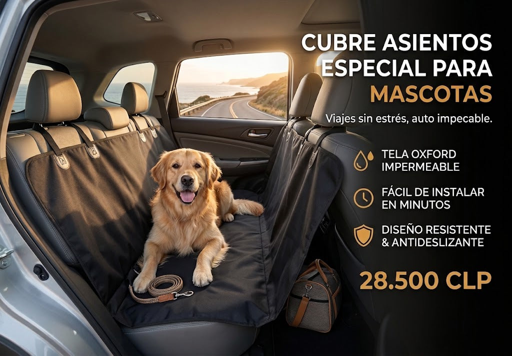Cubre Asientos Especial Para Mascotas