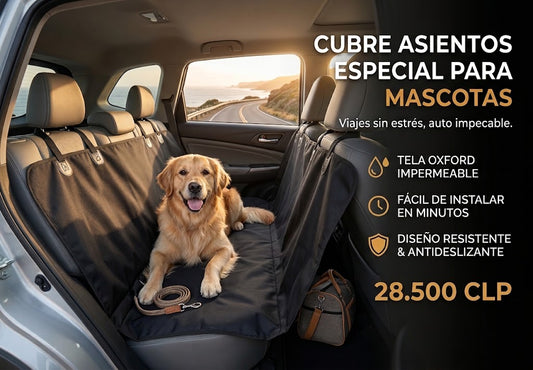 Cubre Asientos Especial Para Mascotas