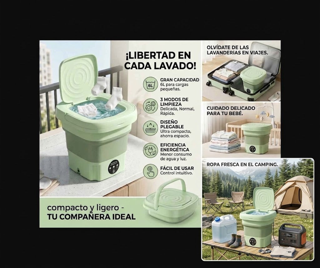 Lavadora Portatil 6 lt